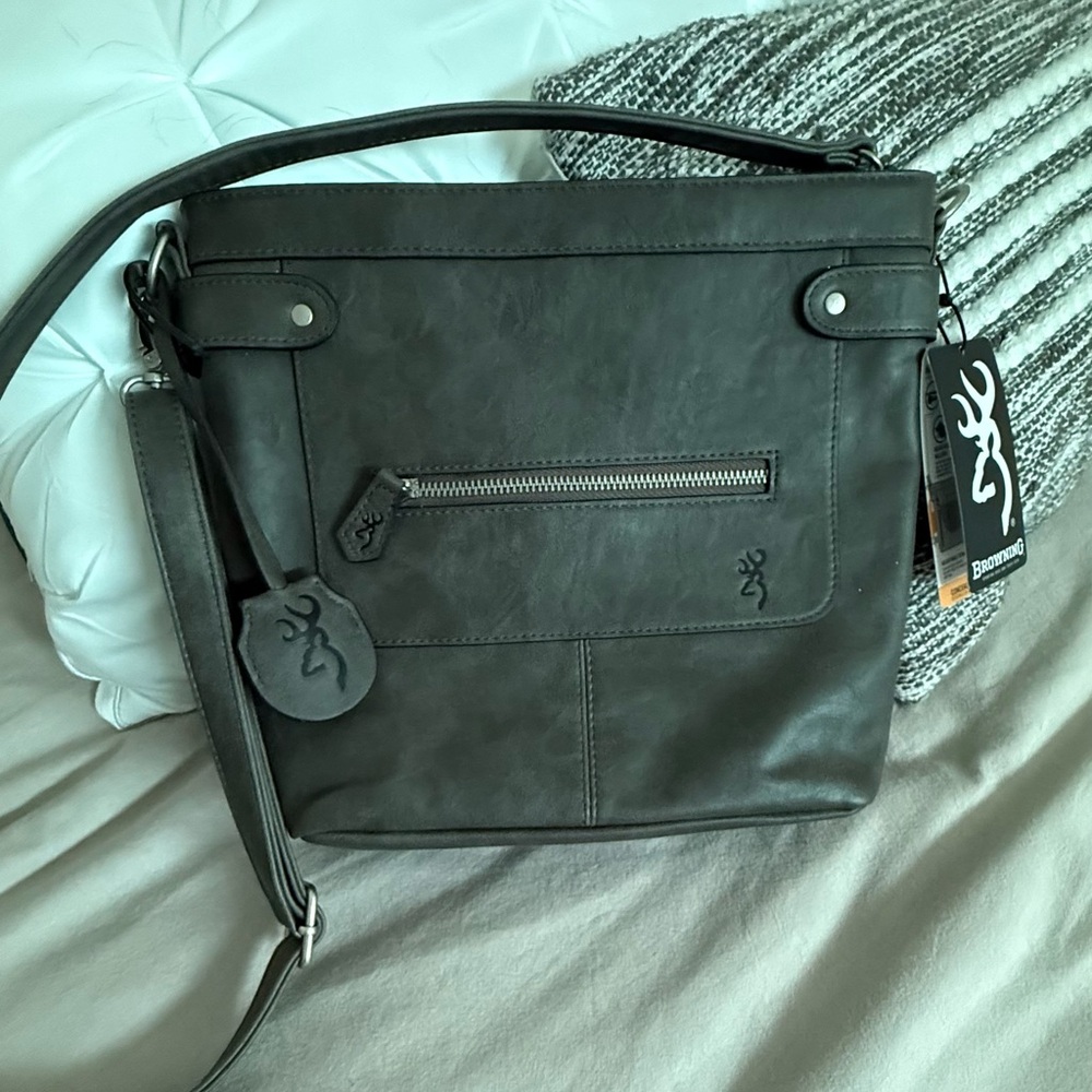Browning Dark Gray Concealed Carry Purse